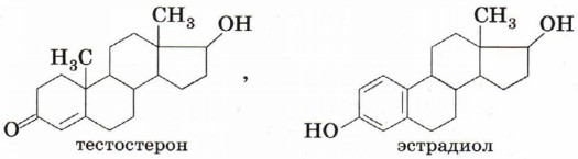 При сравнении строения молекул тестостерона и эстрадиола можно отметить, что они отличаются лишь на одну метильную группу и несколько атомов водорода.