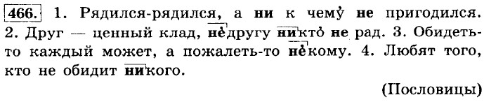 Русский язык 7 класс 466. Спишите обозначая условия выбора не и ни в отрицательных. Спишите обозначая условия выбора не. Спишите обозначаю условия выбора не и ни. Спишите обозначая условия не и ни в отрицательных местоимениях.