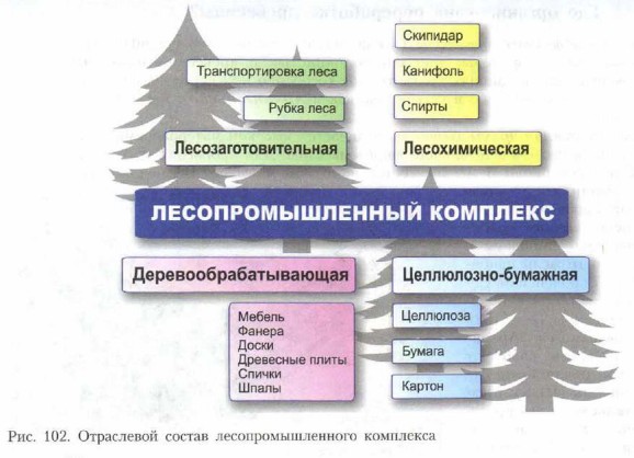 Схема лесопромышленного комплекса