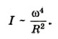 Плотность потока электромагнитного излучения источника обратно пропорциональна квадрату расстояния от источника и прямо пропорциональна четвертой степени частоты колебаний