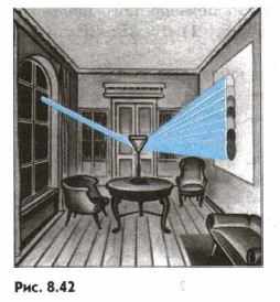 Стилизованное изображение опыта Ньютона