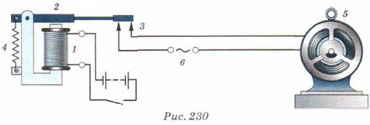 Схема электромагнитного реле физика 8 класс