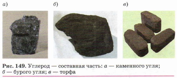 Углерод в каменном угле. Составные части угля. Кларен уголь. Фюзен уголь. Литотипы углей.