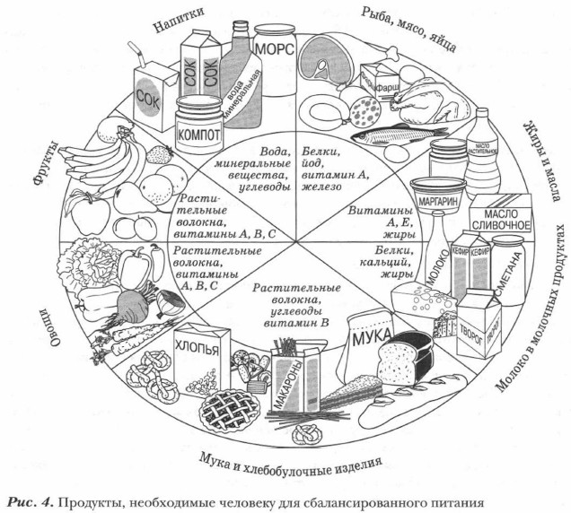 Продукты для сбалансированного питания